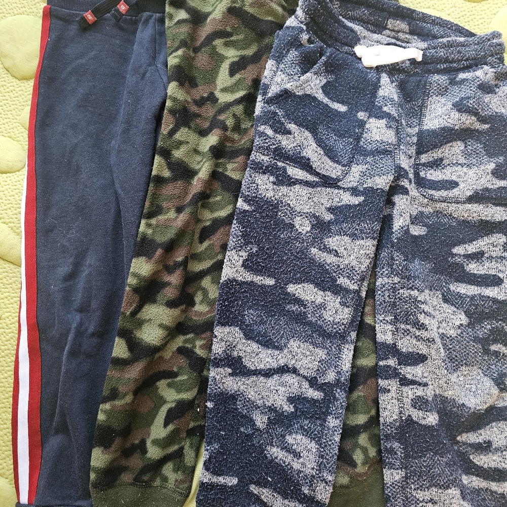 Skechers Kids Navy, Camouflage, and Blue Joggers Set